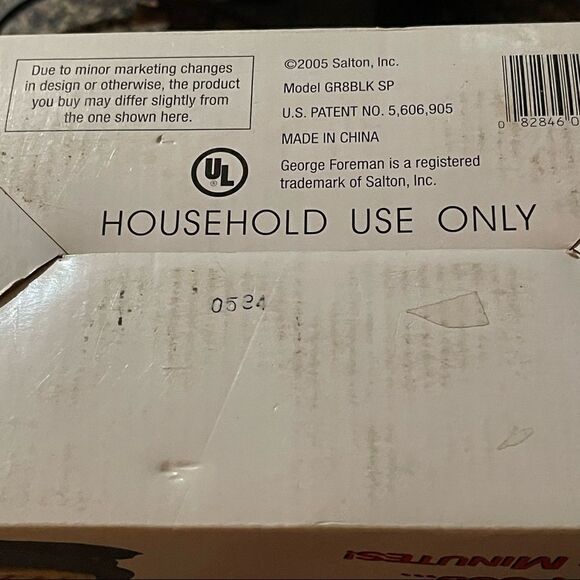 George Foreman “Champ” Size Grilling Machine Scraper Original Box - Picture 15 of 16